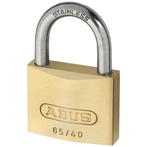 ABUS 65IB/40 Brass Padlock - Keyed Alike - Stainless Steel Shackle ABUS 65IB/40 Brass Padlock - Keyed Alike - Stainless Steel Shackle