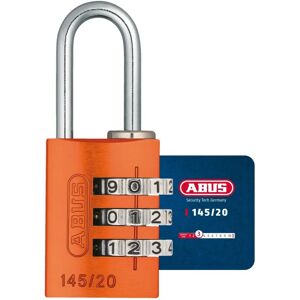ABUS 145/20 Aluminum Combination Padlock - Orange ABUS 145/20 Aluminum Combination Padlock - Orange
