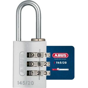ABUS Silver 145/20 20mm Aluminium Combination Padlock ABUS Silver 145/20 20mm Aluminium Combination Padlock