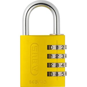 ABUS 145/40 Yellow Aluminium Combination Padlock - Padlock ABUS 145/40 Yellow Aluminium Combination Padlock - Padlock