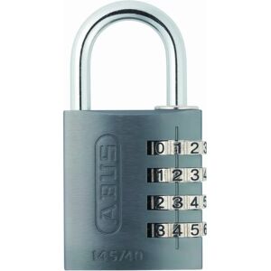 ABUS 145/40 Titanium Aluminium Combination Padlock - Lock Type ABUS 145/40 Titanium Aluminium Combination Padlock - Lock Type