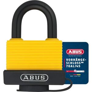 ABUS Gelb 70AL/45mm Aluminium Vorhängeschloss - Schlüsselgleich - Outdoor ABUS Gelb 70AL/45mm Aluminium Vorhängeschloss - Schlüsselgleich - Outdoor