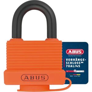 ABUS 70AL/45 Aluminium Padlock - Orange - 45mm - Outdoor Security ABUS 70AL/45 Aluminium Padlock - Orange - 45mm - Outdoor Security