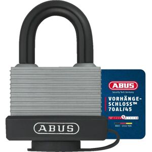 ABUS 70AL/45mm Aluminum Padlock Silver - Lock for Outdoor Use ABUS 70AL/45mm Aluminum Padlock Silver - Lock for Outdoor Use