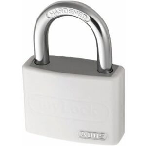 ABUS White Aluminium Padlock T65AL/40mm - Security Lock ABUS White Aluminium Padlock T65AL/40mm - Security Lock