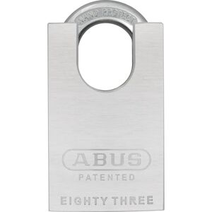 ABUS Chrome Brass Padlock - 83/50mm, Hardened Steel Shackle, Key/Automatic Locking - Security Level 8 ABUS Chrome Brass Padlock - 83/50mm, Hardened Steel Shackle, Key/Automatic Locking - Security Level 8