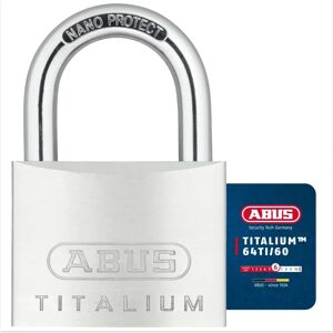 Abus Titalium 64TI/60 Padlock - High Security Aluminium Body Abus Titalium 64TI/60 Padlock - High Security Aluminium Body