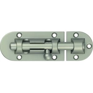 Verrou Abus - Alliage de zinc, finition nickel mat, 60mm - Publicité Verrou Abus - Alliage de zinc, finition nickel mat, 60mm - Publicité