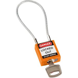 Brady Model 195937 - Reinforced Fiber Glass Plastic Padlock Brady Model 195937 - Reinforced Fiber Glass Plastic Padlock
