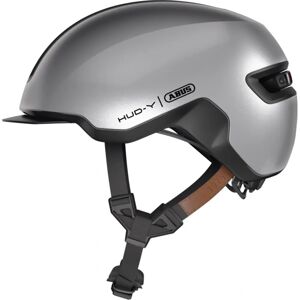 ABUS HUD-Y Silver City Bike Helmet - 51-55cm ABUS HUD-Y Silver City Bike Helmet - 51-55cm