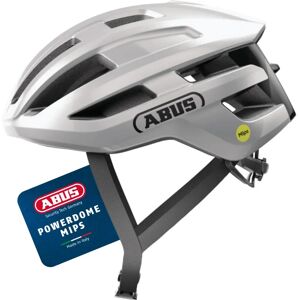 ABUS PowerDome MIPS Road Bike Helmet - Silver / Medium - 54-58cm ABUS PowerDome MIPS Road Bike Helmet - Silver / Medium - 54-58cm