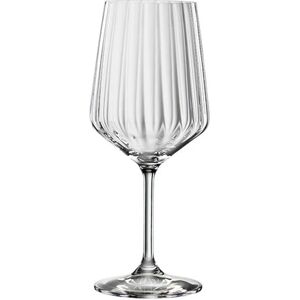 Luigi Bormioli 630ML Rotweinglas - Relieflinien-Design Luigi Bormioli 630ML Rotweinglas - Relieflinien-Design