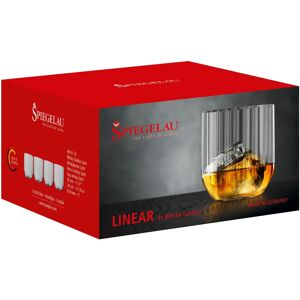 Spiegelau Linear Whisky Tumbler - Klar - Elegant Drikkeglas Spiegelau Linear Whisky Tumbler - Klar - Elegant Drikkeglas