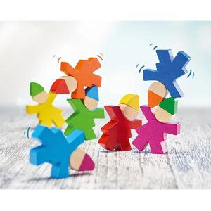 Modèle 1701 Selecta Nains en Bois Empilables - Jouet d'Role pour Enfants - Publicité Modèle 1701 Selecta Nains en Bois Empilables - Jouet d'Role pour Enfants - Publicité