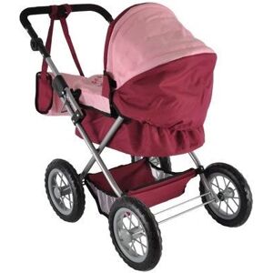 Bayer Design Trendy - Doll Pram Trendy Bordeaux/Pink Bayer Design Trendy - Doll Pram Trendy Bordeaux/Pink