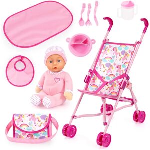 Bayer Kinderwagen Set - Puppe 46cm - Spielzeug Bayer Kinderwagen Set - Puppe 46cm - Spielzeug