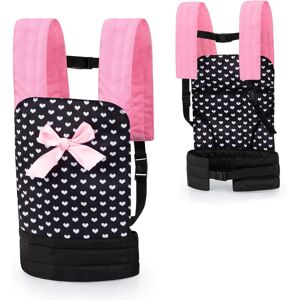 Portabebés de muñeca Bayer - Negro y Rosa - 62260AA Portabebés de muñeca Bayer - Negro y Rosa - 62260AA