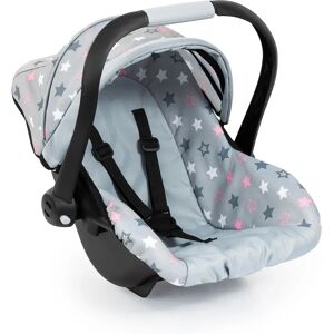 BAYER Puppen Autositz - grau Sterne - Für Puppen bis 46cm BAYER Puppen Autositz - grau Sterne - Für Puppen bis 46cm