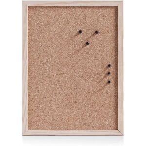 Zeller Natuurlijke kurk prikbord 30x40cm - Notitiebord Zeller Natuurlijke kurk prikbord 30x40cm - Notitiebord