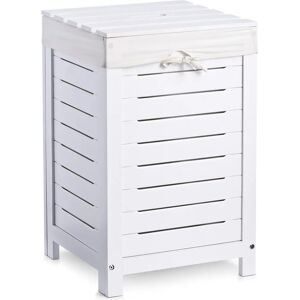 Corbeille à linge blanche Zeller - Design scandinave simple - 35x35x55 cm - Publicité Corbeille à linge blanche Zeller - Design scandinave simple - 35x35x55 cm - Publicité