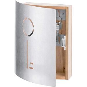 Zeller Key Cabinet - Beech Wood 9 Hooks Storage Organizer Zeller Key Cabinet - Beech Wood 9 Hooks Storage Organizer