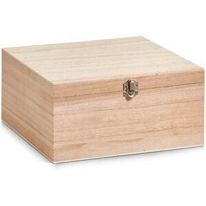 Houten Opbergdoos Zeller Present - Sieraden, Gereedschap - 26x26x12.5cm Houten Opbergdoos Zeller Present - Sieraden, Gereedschap - 26x26x12.5cm
