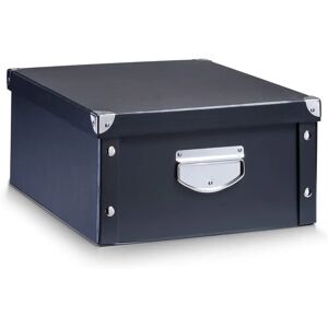 Zeller Model 17574 - Blauw gestreepte opbergdoos - Opbergdoos Zeller Model 17574 - Blauw gestreepte opbergdoos - Opbergdoos