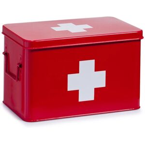 Zeller Red Metal Medical Storage Box - Medical Storage Box Zeller Red Metal Medical Storage Box - Medical Storage Box
