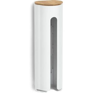 Zeller White ABS Toilet Tissue Dispenser - Modern Bathroom Organizer Zeller White ABS Toilet Tissue Dispenser - Modern Bathroom Organizer