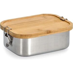 Zeller Present Edelstahl Lunchbox mit Bambusdeckel - Lunchbox Zeller Present Edelstahl Lunchbox mit Bambusdeckel - Lunchbox