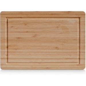 Zeller Planche à Découper en Bambou Durable - Rectangulaire - Grand Zeller Planche à Découper en Bambou Durable - Rectangulaire - Grand
