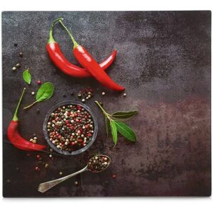 ZELLER PRESENT Chilli Wytrzymałe szkło bezpieczeństwa i deska do krojenia ZELLER PRESENT Chilli Wytrzymałe szkło bezpieczeństwa i deska do krojenia