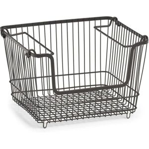 Zeller Schwarze Metall Aufbewahrungsbox - 33x27x21.5cm - Aufbewahrungsbox Zeller Schwarze Metall Aufbewahrungsbox - 33x27x21.5cm - Aufbewahrungsbox