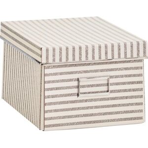 Zeller Present - Stripes - Beige - Aufbewahrungsbox Zeller Present - Stripes - Beige - Aufbewahrungsbox