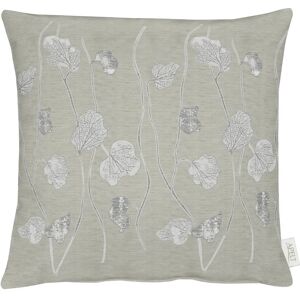 APELT 1113 Beigefarbenes Blumenjacquard Dekokissen APELT 1113 Beigefarbenes Blumenjacquard Dekokissen