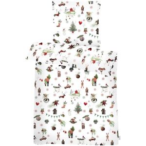 APELT Finn Bio-Baumwoll Satin Bettwäsche - Weihnachtsmotiv APELT Finn Bio-Baumwoll Satin Bettwäsche - Weihnachtsmotiv