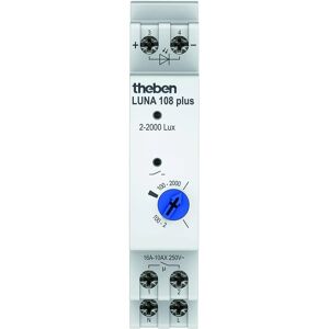 Theben Luna 108 plus AL Interrupteur crépusculaire - Capteur de lumière sur rail DIN - Publicité Theben Luna 108 plus AL Interrupteur crépusculaire - Capteur de lumière sur rail DIN - Publicité