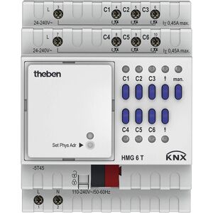 Theben HMG 6 T KNX Actionneur de chauffage - 6 canaux - Publicité Theben HMG 6 T KNX Actionneur de chauffage - 6 canaux - Publicité