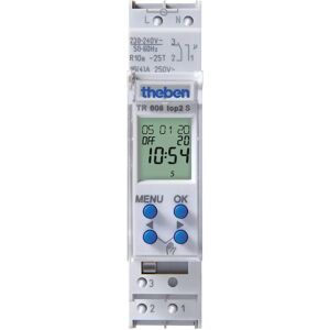Minuterie numérique Theben TR 608 TOP2 S - Minuterie pour rail DIN - Publicité Minuterie numérique Theben TR 608 TOP2 S - Minuterie pour rail DIN - Publicité