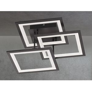 WOFI - Moderne Schwarze LED-Deckenleuchte - Wohnzimmer Dimmbar WOFI - Moderne Schwarze LED-Deckenleuchte - Wohnzimmer Dimmbar