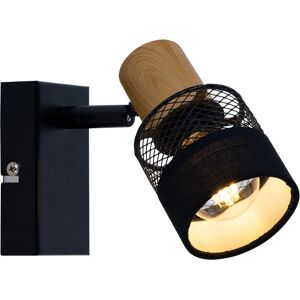 WOFI - Moderne Wandleuchte mit Spot - Schwarz WOFI - Moderne Wandleuchte mit Spot - Schwarz