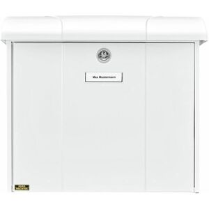 Boîte aux lettres Murale BURG-WÄCHTER Olymp 916 W - Acier, Blanc, Verrouillable - Publicité Boîte aux lettres Murale BURG-WÄCHTER Olymp 916 W - Acier, Blanc, Verrouillable - Publicité