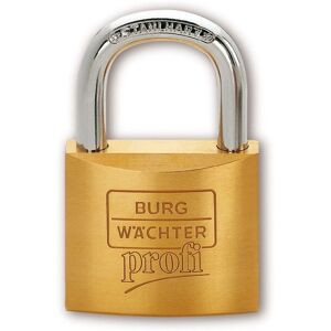 Cadenas en laiton Burg Wächter - 116 30 avec anse en acier double verrouillage - Publicité Cadenas en laiton Burg Wächter - 116 30 avec anse en acier double verrouillage - Publicité