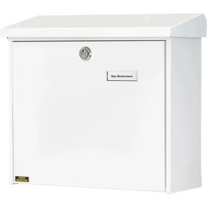 Burg Wächter 913 W Weiß Stahlbriefkasten - Europäische Norm EN 13724 Burg Wächter 913 W Weiß Stahlbriefkasten - Europäische Norm EN 13724