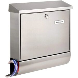 Burg Wächter Amrum-Set Stainless Steel Mailbox - Weather Resistant Burg Wächter Amrum-Set Stainless Steel Mailbox - Weather Resistant