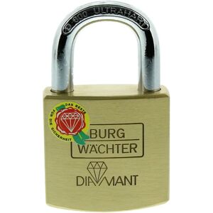 Burg Wächter 17601 Padlock - Brass, Double Locking, 40mm Burg Wächter 17601 Padlock - Brass, Double Locking, 40mm