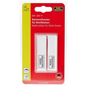 Burg-Wächter BK 92 F SB Name Plate - Name Tag for Mailbox Burg-Wächter BK 92 F SB Name Plate - Name Tag for Mailbox
