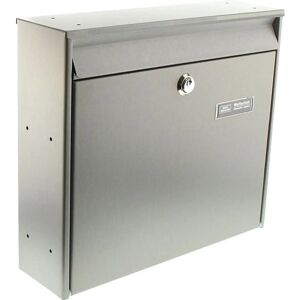 Burg-Wächter Borkum stainless mailbox - Wall-mount, Secure, Spacious Burg-Wächter Borkum stainless mailbox - Wall-mount, Secure, Spacious