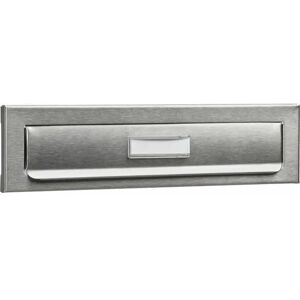 Burg-Wachter Silver Stainless Steel Letterbox - Wall Mount Burg-Wachter Silver Stainless Steel Letterbox - Wall Mount