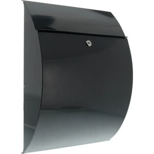 Burg Wächters Riviera Steel Mailbox - Modern, Weatherproof, Compact Burg Wächters Riviera Steel Mailbox - Modern, Weatherproof, Compact